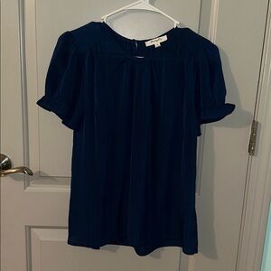 Dark Blue Blouse